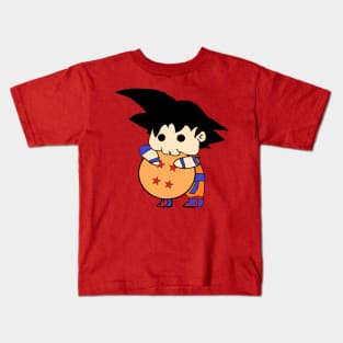 Chibi Goku 4 Star Succ Kids T-Shirt